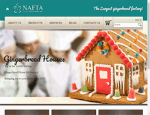 Tablet Screenshot of naftafoods.com